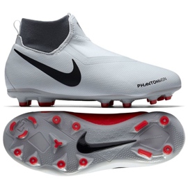 Nike Phantom VSN Academy DF FG Jr AO3287-060 futballcipő fehér