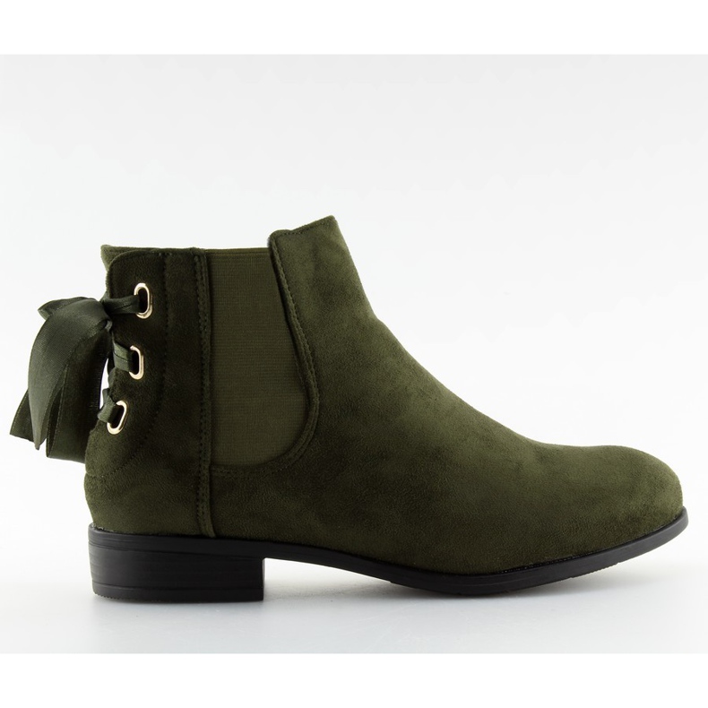 Green Chelsea női csizma 3740 Olive zöld