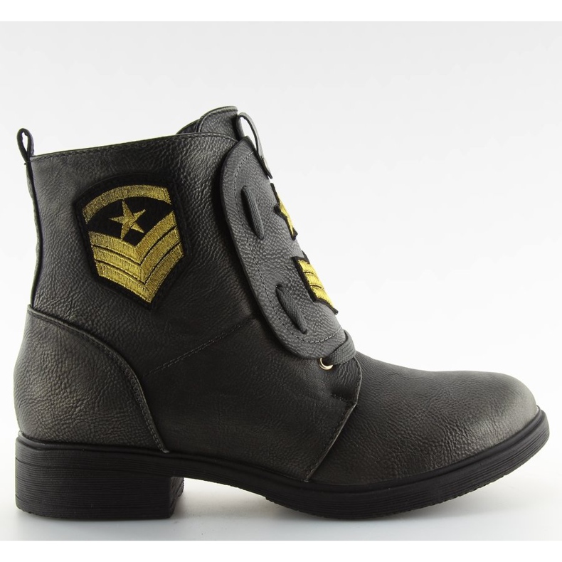 Munkáscsizma szürke H-4 szürke foltokkal