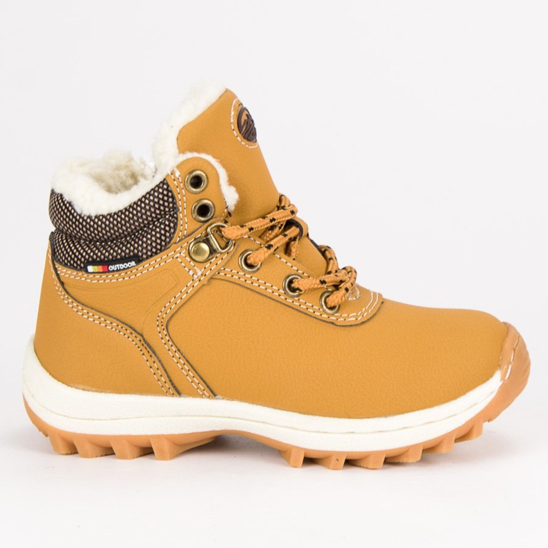 Ax Boxing Téli cipzárral cipő sárga