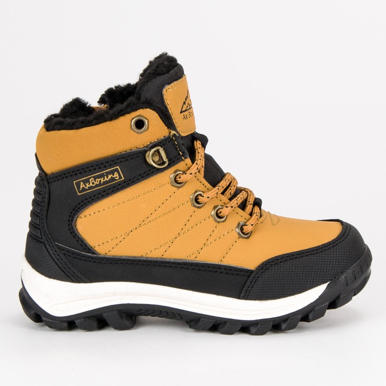 Ax Boxing Meleg cipő a boka felett sárga