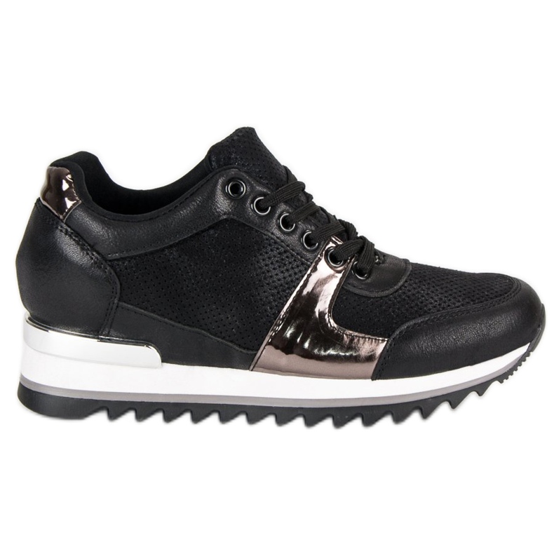 Kötett sportcipő fekete