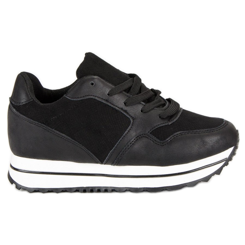 Marquiz Divatos cipők a platformon fekete