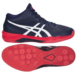 Asics Volley Elite Ff Mt M B700N-400 röplabda cipő sötétkék sötétkék
