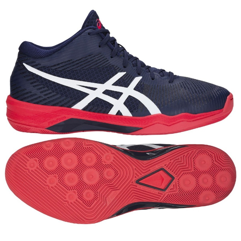 Asics Volley Elite Ff Mt M B700N-400 röplabda cipő sötétkék sötétkék