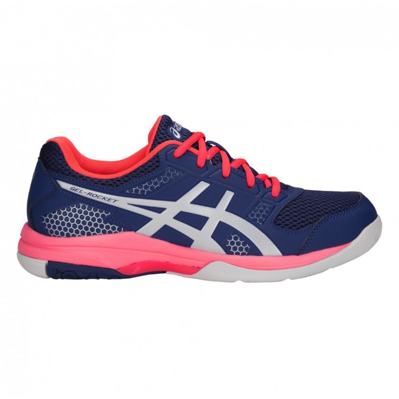 Asics Gel Rocket 8 W B756Y-400 röplabda cipő sötétkék sötétkék Asics Gel Rocket 8 W B756Y-400 röplabda cipő sötétkék sötétkék