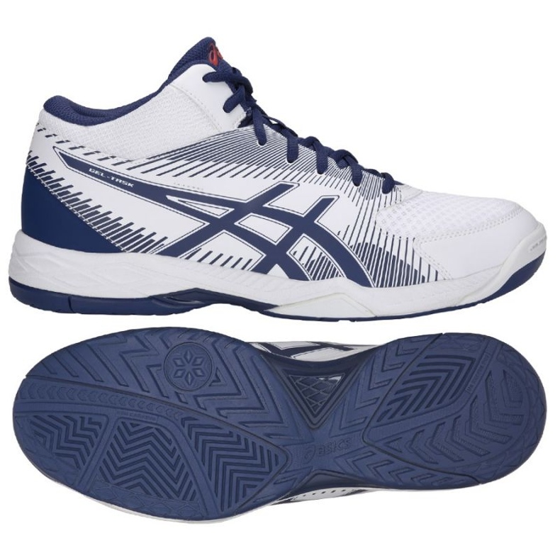 Asics Gel Task M B703Y-100 röplabda cipő fehér fehér