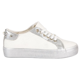 Sweet Shoes Divatos sportcipő szürke