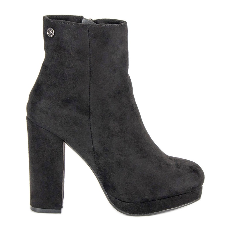 Small Swan Klasszikus csizma a poszton fekete Small Swan Klasszikus csizma a poszton fekete