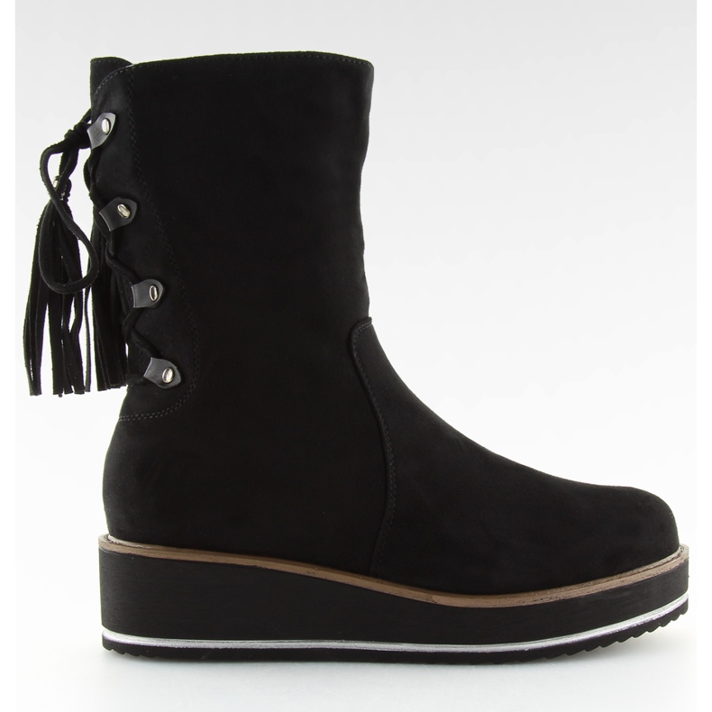 Fekete női csizma TH17-7 Fekete