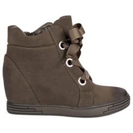 Sötétzöld VINCEZA cipők Sötétzöld VINCEZA cipők