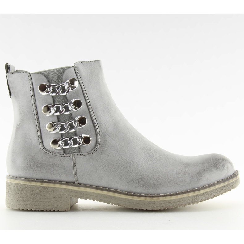 Szürke csizma Jodhpur csizma szürke F2333 szürke