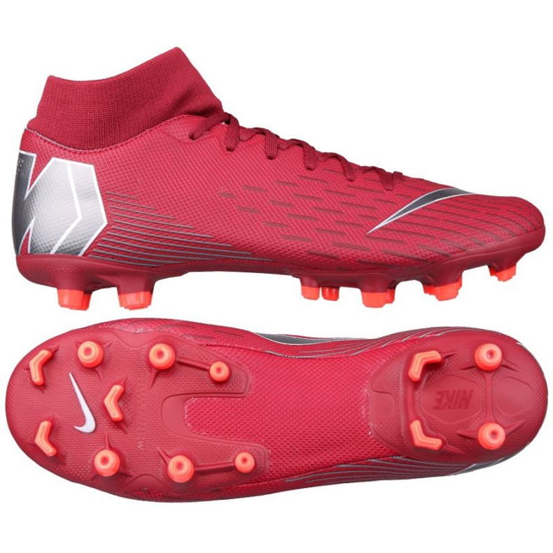Nike Mercurial Superfly 6 Academy Mg M AH7362-606 futballcipő piros piros Nike Mercurial Superfly 6 Academy Mg M AH7362-606 futballcipő piros piros
