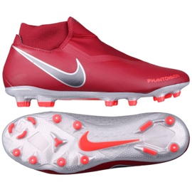 Nike Phantom Vsn Academy Df Fg M AO3258-606 futballcipő piros piros