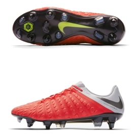Nike Hypervenom 3 Elite Sg Pro Ac M AJ3810-600 futballcipő piros piros Nike Hypervenom 3 Elite Sg Pro Ac M AJ3810-600 futballcipő piros piros