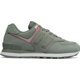 New Balance Wl574nbl vetőmag fém pezsgővel zöld