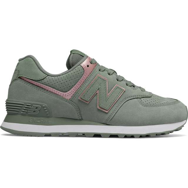 New Balance Wl574nbl vetőmag fém pezsgővel zöld
