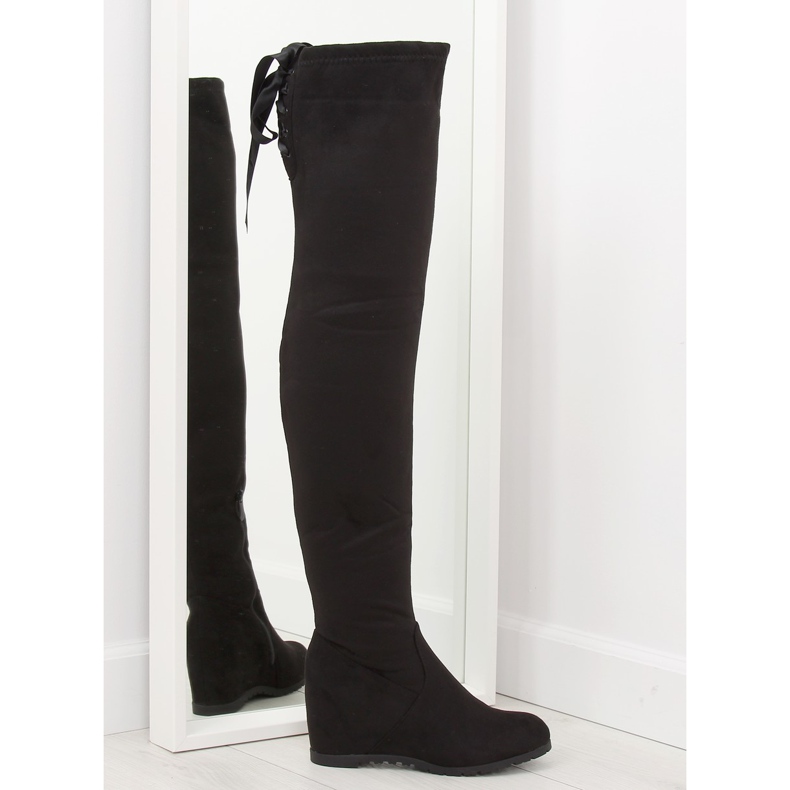 Fekete ék csizma 168-139 fekete Fekete ék csizma 168-139 fekete