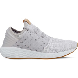 New Balance Friss hab Cruz V2 kötött WCRUZKG2 esőfelhő fehér Munsell-kel szürke New Balance Friss hab Cruz V2 kötött WCRUZKG2 esőfelhő fehér Munsell-kel szürke