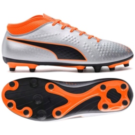 Futballcipő Puma One 4 Syn Fg M 104749 01 sokszínű ezüst Futballcipő Puma One 4 Syn Fg M 104749 01 sokszínű ezüst