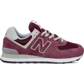 New Balance Wl574er bordó fehér sokszínű piros New Balance Wl574er bordó fehér sokszínű piros
