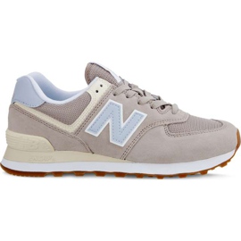 New Balance Wl574flc nyári alkonyat lapos fehér jégkékkel barna sokszínű