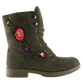 Munkavállalók AB-9 Army Green hímzéssel zöld