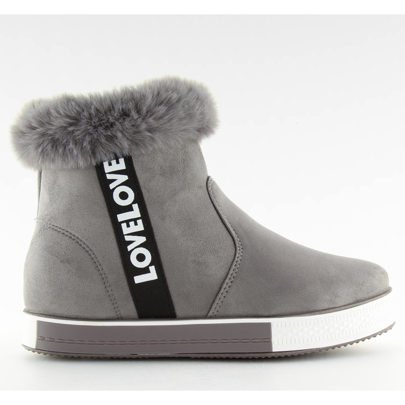 Szürke bokáig érő cipők NB252P Szürke bokáig érő cipők NB252P