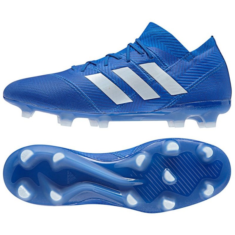 Adidas Nemeziz 18.1 FG M DB2080 futballcipő kék Adidas Nemeziz 18.1 FG M DB2080 futballcipő kék