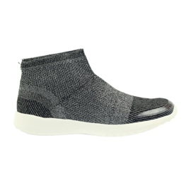 American Club American Fekete Sport Sports cipő 17044 fekete/ezüst