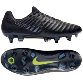 Nike Tiempo Legend 7 Elite Sg Pro Ac M AR4387-001 futballcipő fekete fekete