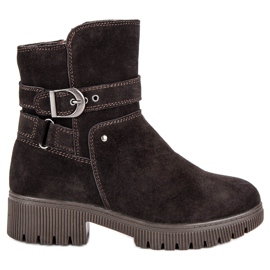 Meleg bőr csizma barna Meleg bőr csizma barna