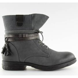 Szürke Női szürke csizma BH52-KB szürke