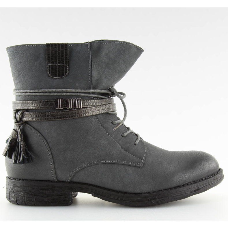 Szürke Női szürke csizma BH52-KB szürke