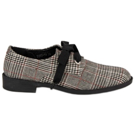 Kötett kockás cipő VICES szürke