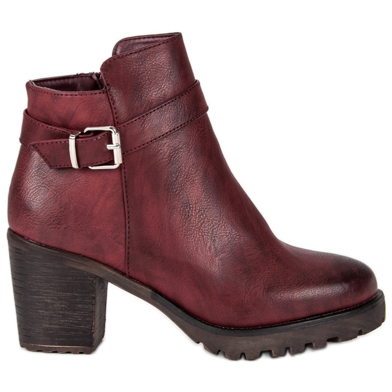 Kayla Burgundi csizma minden nap piros