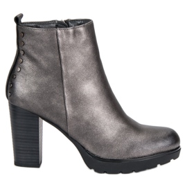 Filippo Grafit csizma a poszton szürke