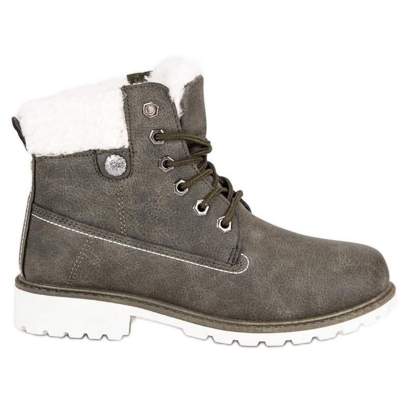 McKey Trapperek Khaki szőrmével zöld