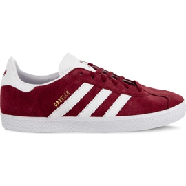 Adidas Gazelle J 874 kollégium Burgundia Ftwr fehér Ftwr fehér piros