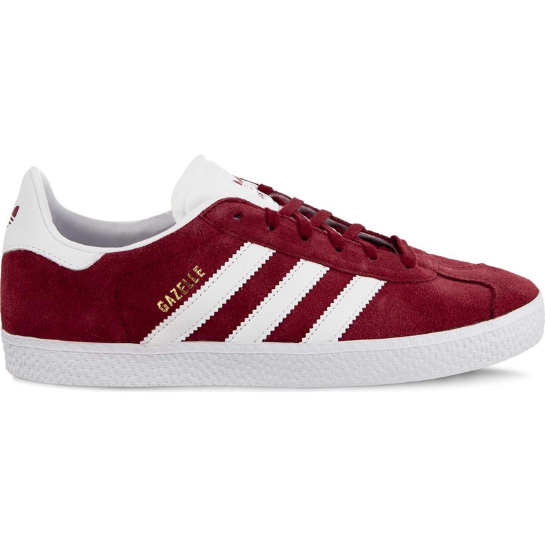 Adidas Gazelle J 874 kollégium Burgundia Ftwr fehér Ftwr fehér piros