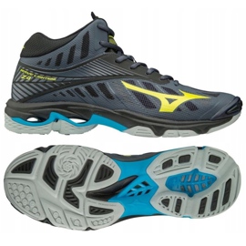 Röplabda cipő Mizuno Wave Lighting Z4 Mid M V1GA180547 fekete szürke