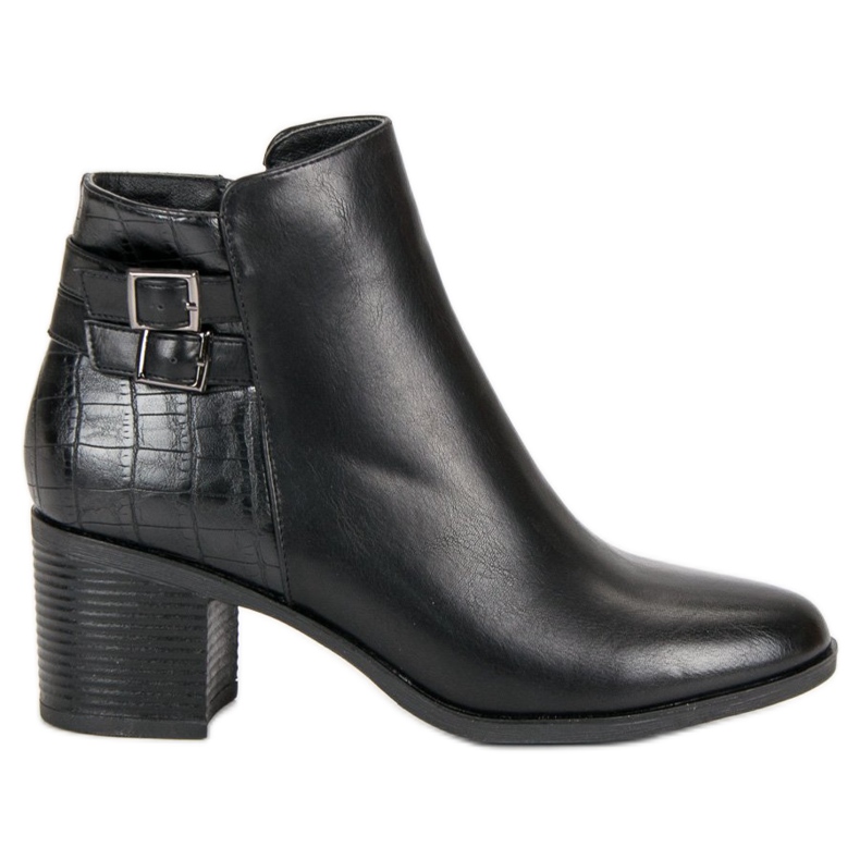 Filippo Klasszikus magas sarkú csizma fekete