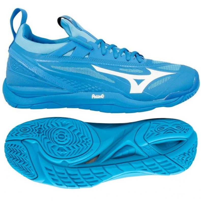 Kézilabda cipő Mizuno Wave Mirage 2.1 M X1GA185098 kék kék Kézilabda cipő Mizuno Wave Mirage 2.1 M X1GA185098 kék kék