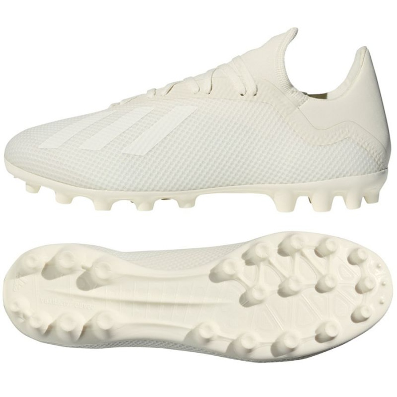 Adidas X 18.3 Fg M AQ0708 futballcipő fehér fehér