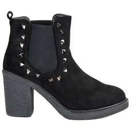 Bestelle Velúr bokacsizma a postán fekete