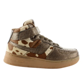 Gyermek sportszigetelt cipő k1646103 Bronce barna