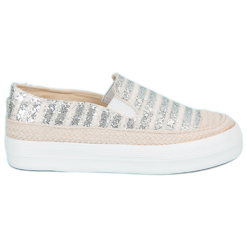 J. Star Ezüst espadrillák szürke J. Star Ezüst espadrillák szürke