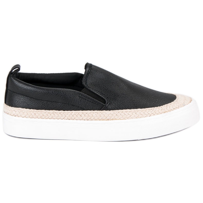 J. Star Slipony Espadrilles fekete