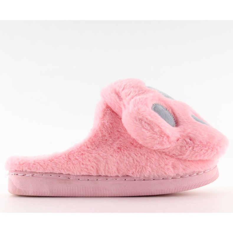 Női papucs rózsaszín és szürke DD93 W.PINK