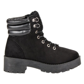 Suede Trappers fekete